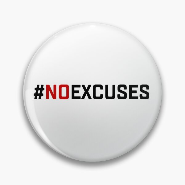 Item preview, No Excuses Gym Quote designed and sold by Andrea Lina.