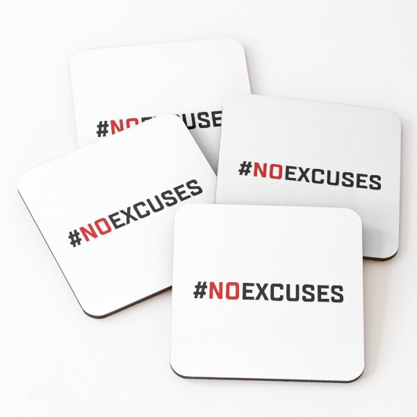 Item preview, No Excuses Gym Quote designed and sold by Andrea Lina.