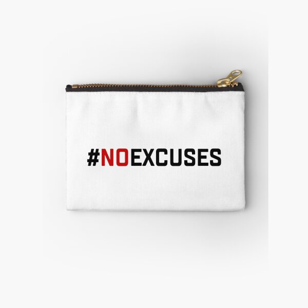 Item preview, No Excuses Gym Quote designed and sold by Andrea Lina.