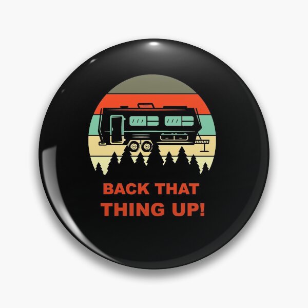 Item preview, Back That Thing Up Camper Camping Retro Vintage 70s Sunset designed and sold by Draculaura2009.