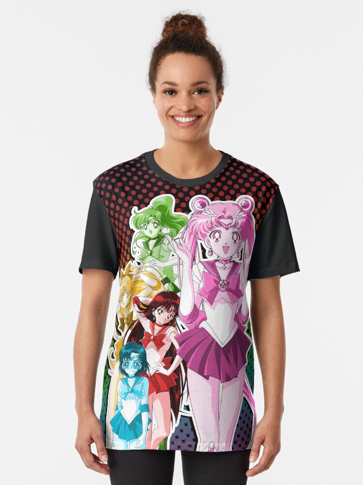 Thumbnail 2 of 5, Graphic T-Shirt, Senshi World designed and sold by SassySpice.