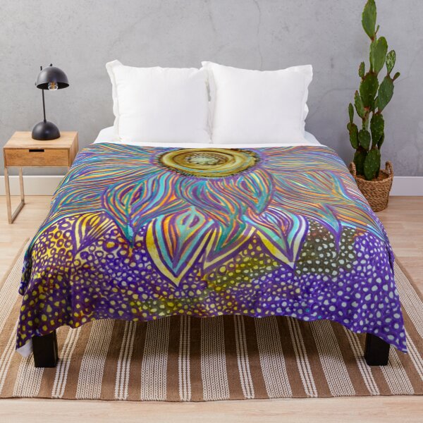 Item preview, Psychedelic Sunflower designed and sold by Brenda Mordue Humphries.