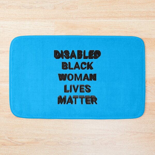 Item preview, Disabled Black Woman Lives Matter 007 designed and sold by ITALY-Roselli-.