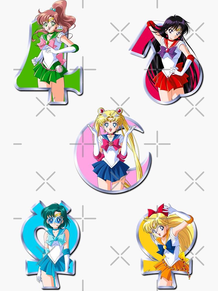 Thumbnail 3 of 3, Sticker, Senshi World designed and sold by SassySpice.