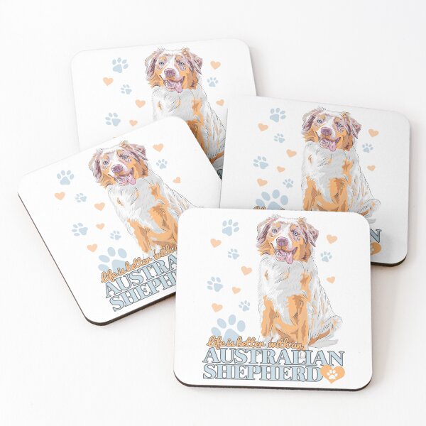 Item preview, Life is Better with an Australian Shepherd! Especially for Aussie Dog Lovers! designed and sold by rs-designs.