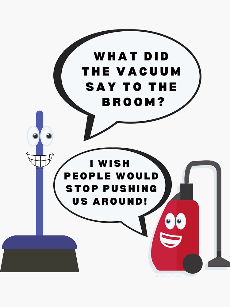 Thumbnail 3 of 3, Sticker, Vacuum Joke Cleaning Lady Gift Housekeeping Humor designed and sold by SavvyCleaner.