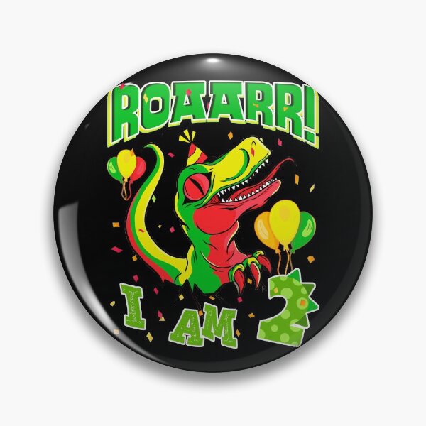 Item preview, 2nd Birthday Dinosaur ROAR 2 Years Boys Girls Dino designed and sold by Renergie.