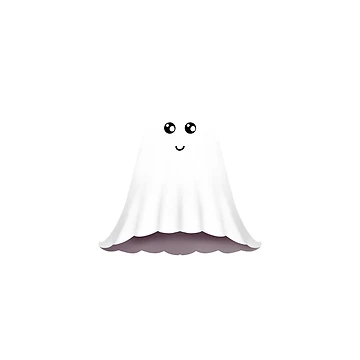 Artwork thumbnail, Smiling ghost by FunkyPattern