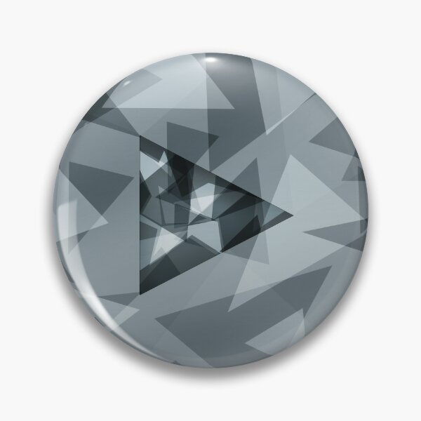 fanmade youtube diamond Play Button Sticker Pin