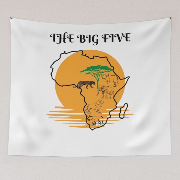 Item preview, The Big Five of Africa designed and sold by Lorify.