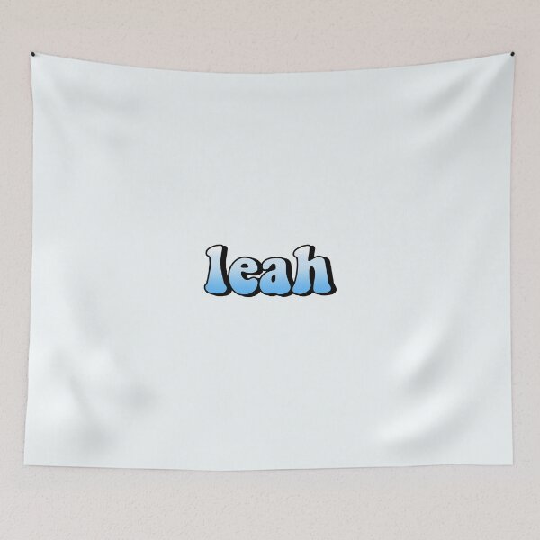 Item preview, aesthetic pastel blue gradient leah name designed and sold by STAR10008.