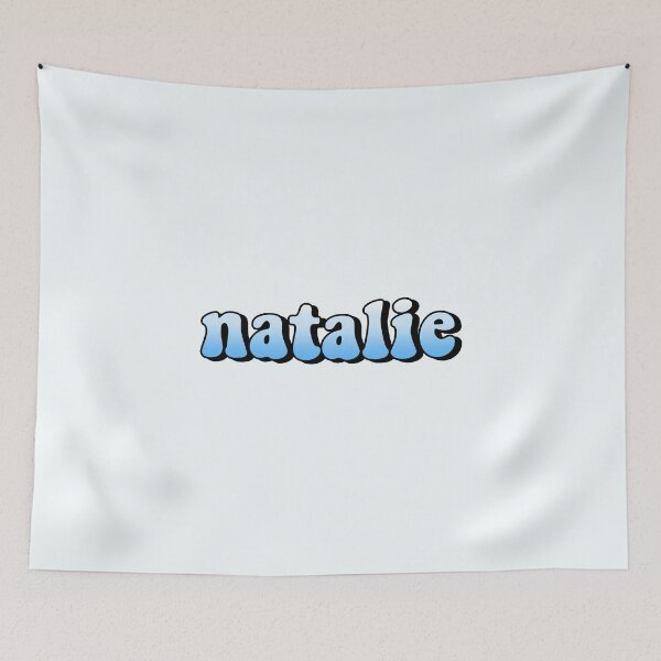 Item preview, aesthetic pastel blue gradient natalie name designed and sold by STAR10008.