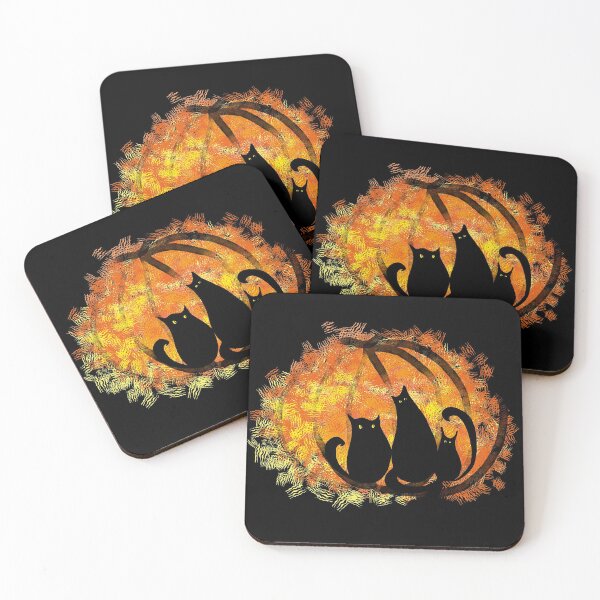 Item preview, Cats and a pumpkin designed and sold by Chino20.