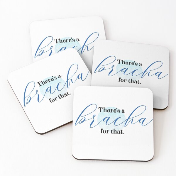 Item preview, "There's a Bracha for That" - ברכה - Parody of "there's an app for that" sticker and tshirt design designed and sold by HalSyd.