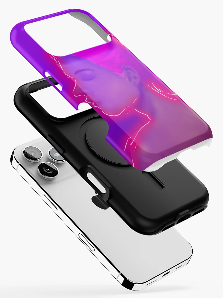 Thumbnail 2 of 4, iPhone Case, Pink Neon designed and sold by Rafcph.