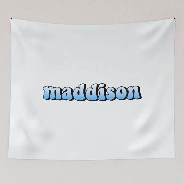 Item preview, aesthetic pastel blue gradient maddison name designed and sold by STAR10008.