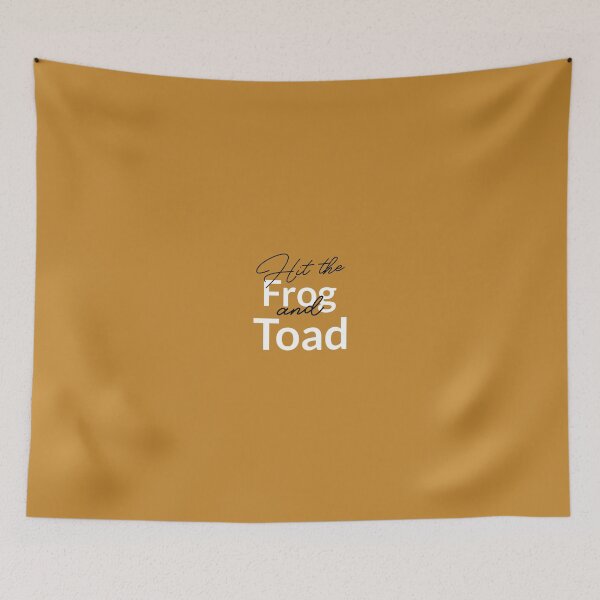 Item preview, Hit The Frog And Toad | Aussie Slang designed and sold by Ainbowz-Artwork.