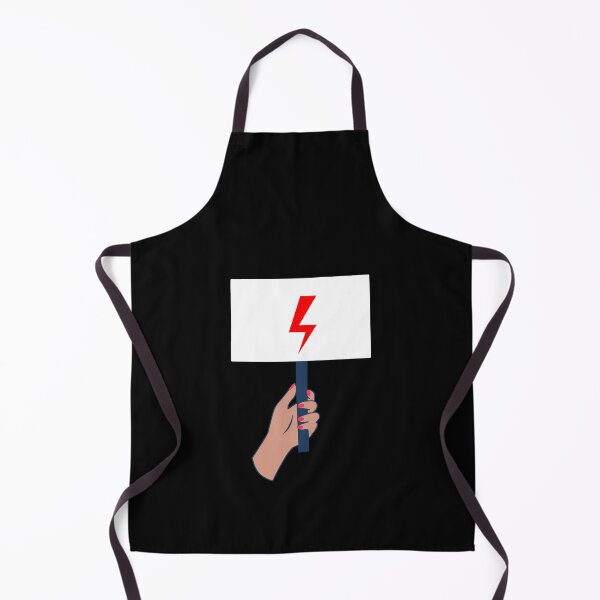 Item preview, WOMEN HELL, POLAND, POLISH WOMEN PROTEST, red lightning designed and sold by NiceSign.