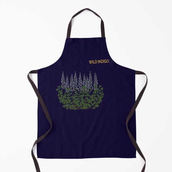 Item preview, Wild Indigo on indigo designed and sold by YouAreHereArt.