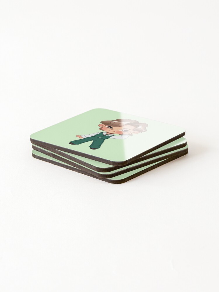 Thumbnail 4 of 5, Coasters (Set of 4), tiny V designed and sold by M-O-R-I.