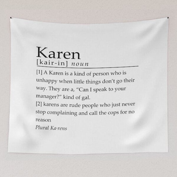 Item preview, Karen - Dictionary Definition designed and sold by Sound-Tees.