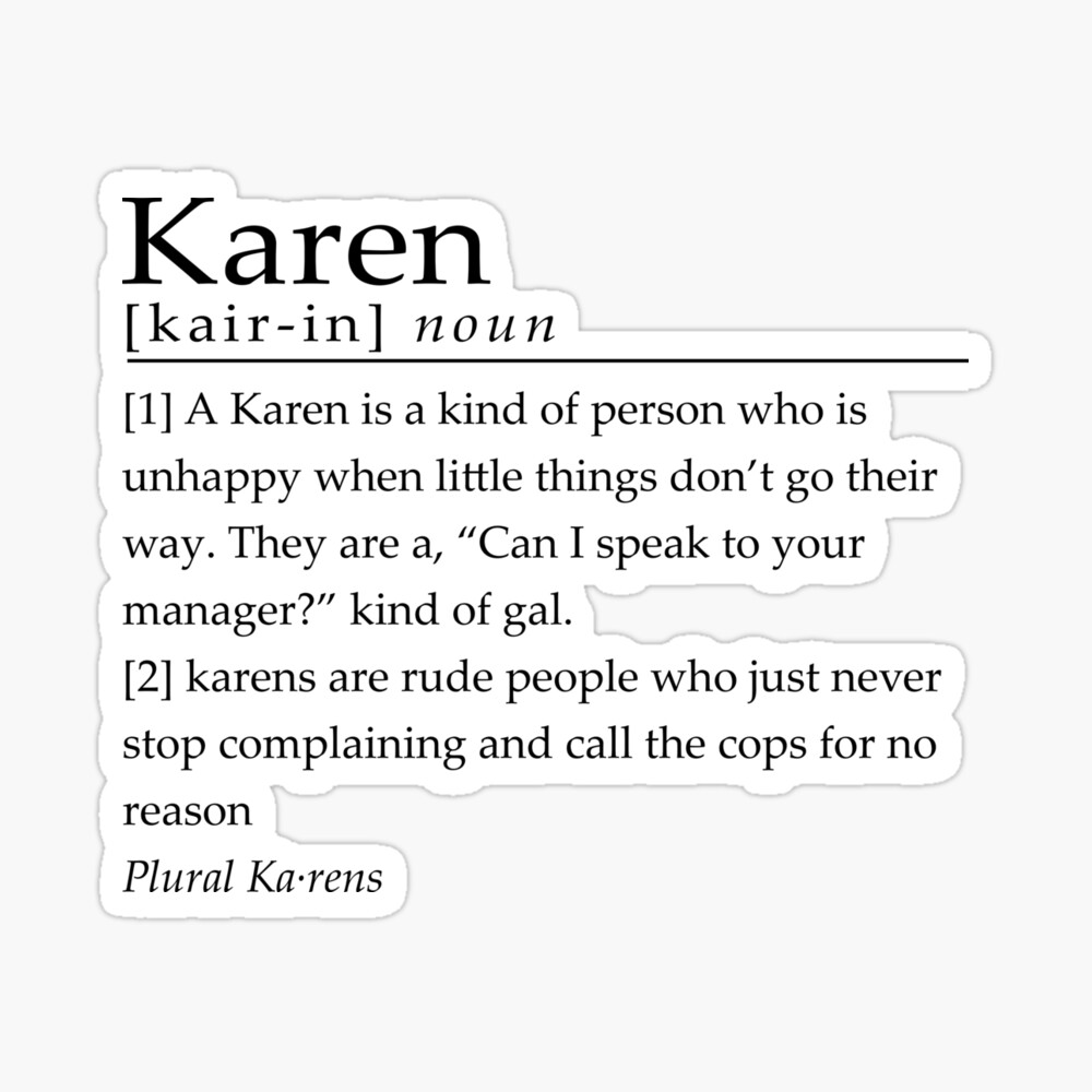 Urban Dictionary - Karen 