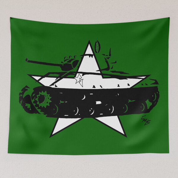 Item preview, Sherman M4 WW2 Tank with Military D Day Invasion Star Insignia designed and sold by Artomobiles.