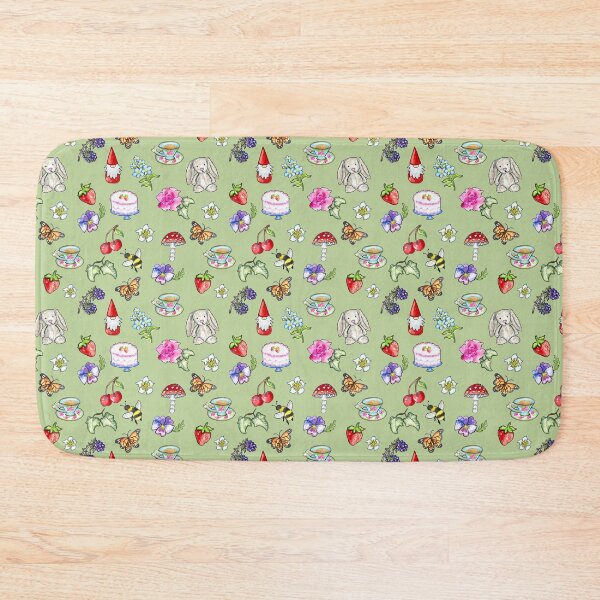 Item preview, Cottagecore Watercolor English High Tea Botanical Garden designed and sold by BellaAnya.