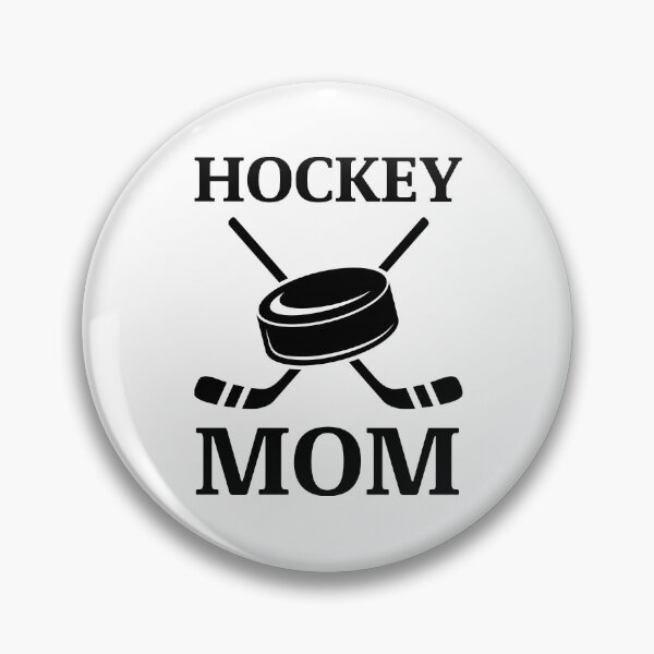Artikelvorschau, Hockey Mom Eishockey Logo Geschenke mit Puck und Schlägern entworfen und verkauft von mvkmako.