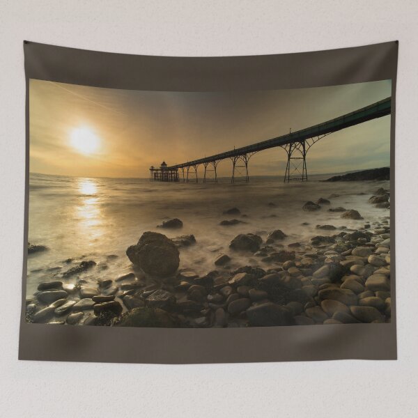 Item preview, Clevedon Pier Sunset  designed and sold by hawkie.
