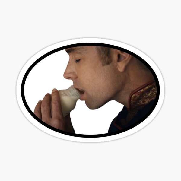 Homelander Milk Sticker