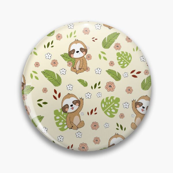 Item preview, Cute Sloth Pattern designed and sold by Ribsa.