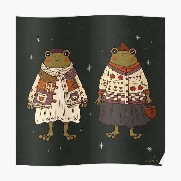 Frog Fashion is What I Dream About at Night Poster