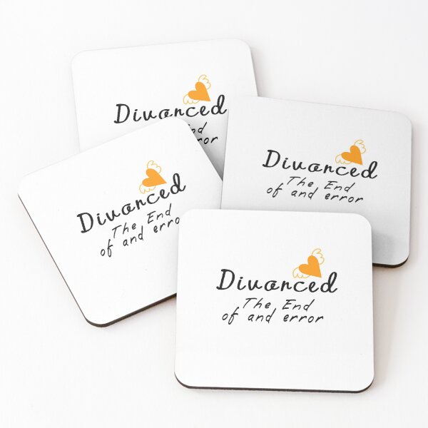 Item preview, Divorced the end of and error,Just Divorced, Divorced mom gift, cute lettering designed and sold by Art Wear Nation.