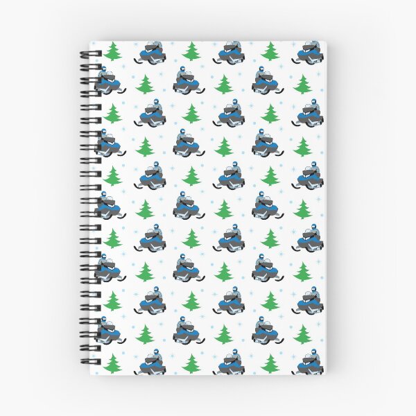 Item preview, Snowmobile Pattern (blue) designed and sold by Design Minds Boutique.