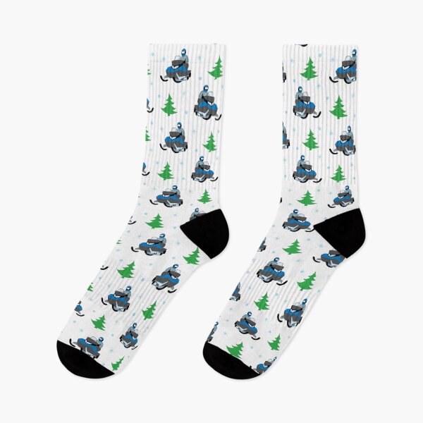 Item preview, Snowmobile Pattern (blue) designed and sold by Design Minds Boutique.