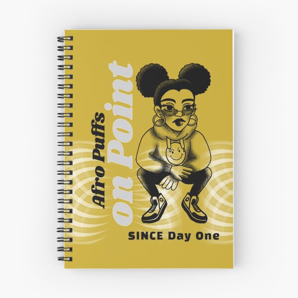 Item preview, Afro Puffs on Point Since Day One (Gold) designed and sold by Monique Prince.