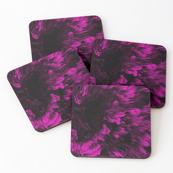 Item preview, Abstract Pattern Holographic Distorted Liquid Oil Waves Purple Black designed and sold by InvestingRoad.