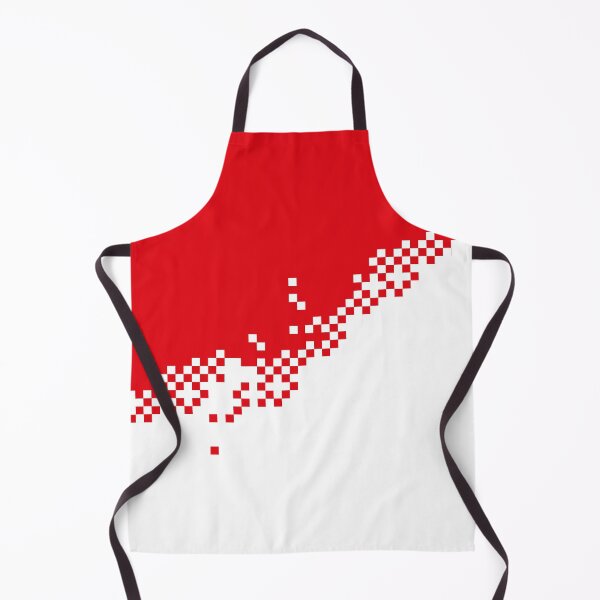 Item preview, The 8-Bit Pixel Fashion Pattern Red White designed and sold by hatgirldesign.