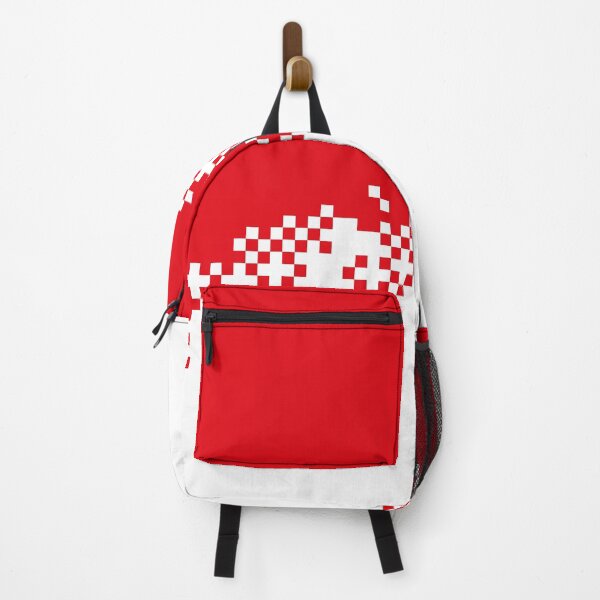 Item preview, The 8-Bit Pixel Fashion Pattern Red White designed and sold by hatgirldesign.