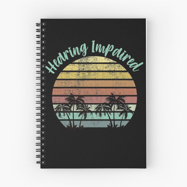 Item preview, Hearing Impaired Retro Vintage sunset Design designed and sold by arnabbabai.
