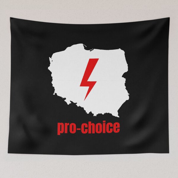 Item preview, Polski Strajk Kobiet Aborcja Polish Strike Women's Rights Lightning designed and sold by BlueBerry-P.