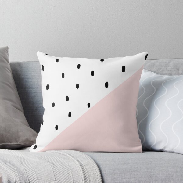 Aperçu de l'œuvre Imprimé Dalmatien rose et blanc créée et vendue par Lexiliz.