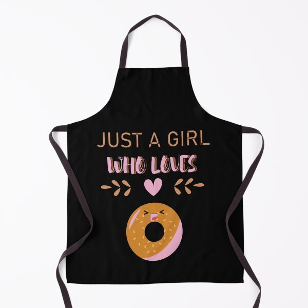 Item preview, JUST A GIRL IN LOVE WITH DONUT designed and sold by PRINTED ..