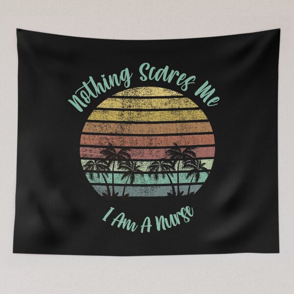 Item preview, Nothing Scares Me, I am a Nurse designed and sold by arnabbabai.