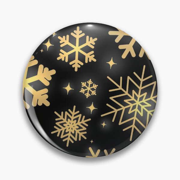 Item preview, Gold Snowflakes Pattern  designed and sold by joabaj.