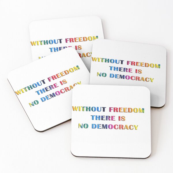 Item preview, WITHOUT FREEDOM THERE IS NO DEMOCRACY designed and sold by Lighthouse1997.