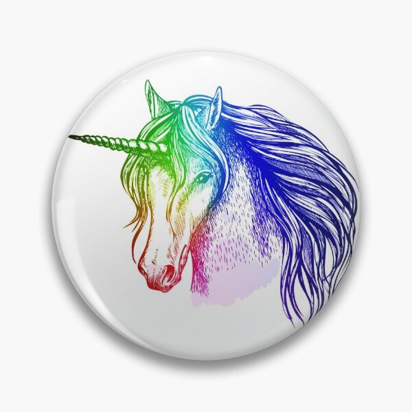 Item preview, Rainbow Unicorn Print designed and sold by Mary Riley.