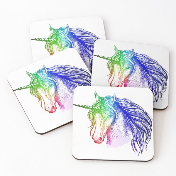 Item preview, Rainbow Unicorn Print designed and sold by Mary Riley.