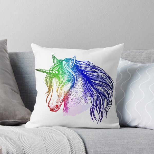 Item preview, Rainbow Unicorn Print designed and sold by Mary Riley.